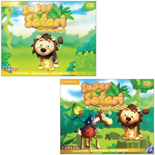 Combo super safari level 2: pupil's book with dvd-rom + activity book