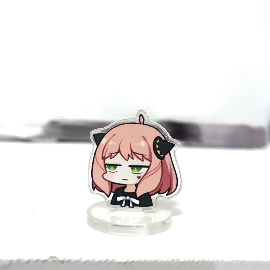 Giá Đỡ Đồ trang trí Nhân Vật ST1 Spyxfamily Mini Dễ Thương Dùng Trang Trí