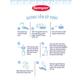 Sữa bột công thức Semper Bifidus số 2 400g