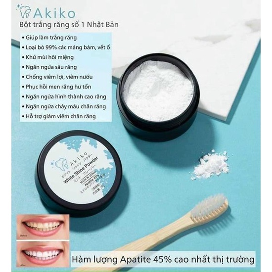 BỘT TRẮNG RĂNG AKIKO CỦA NHẬT