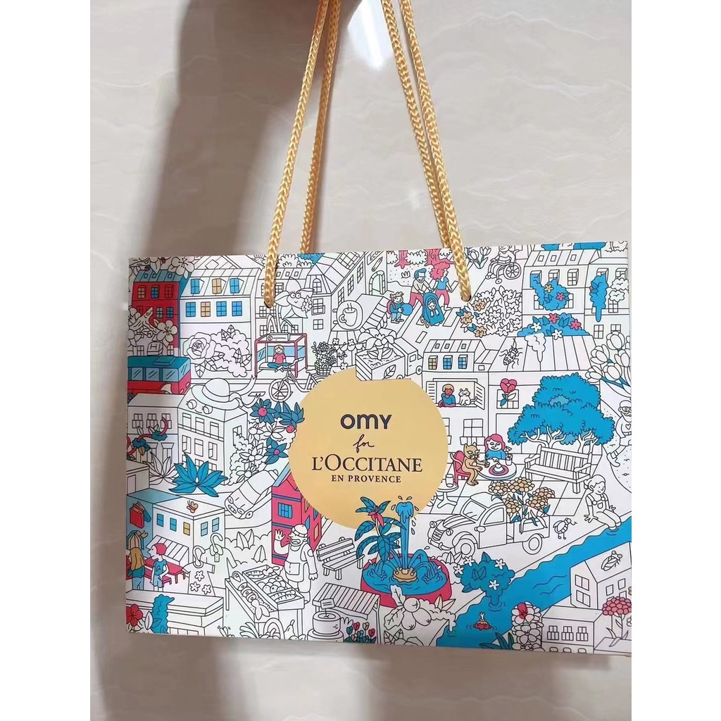 2022 New L'Occitane Graffiti Hand Cream Moisturizing and Nourishing Hand 6-piece Gift Box Set 6 Kem Dưỡng Ẩm Da Tay Graffiti Kèm Hộp Quà