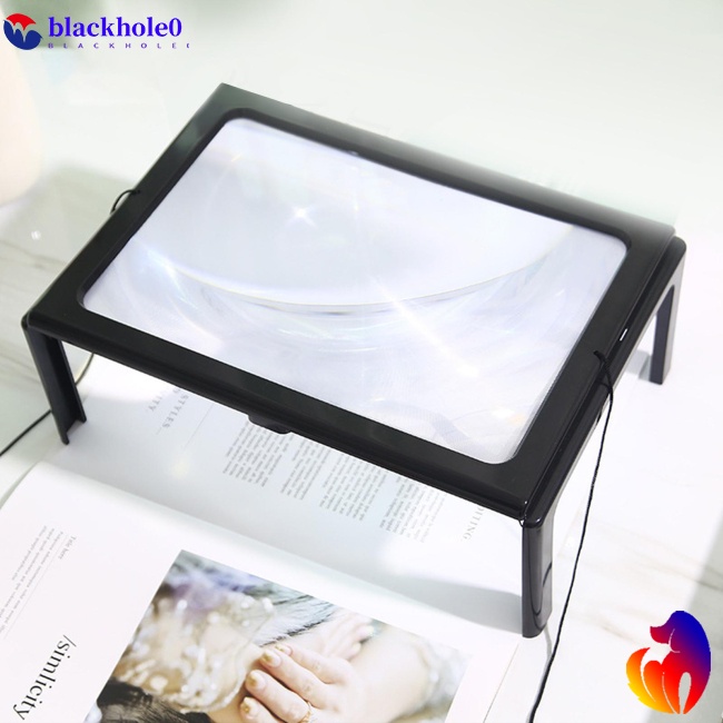 Kính Lúp Đọc Sách Có 6 Đèn Led Tiện Dụng Cho Người Lớn Tuổi
