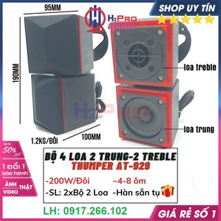 Loa treble AT 929 .Loa tăng cường tiếng trép - bộ 4 chiếc loa 2 trung 2 treble