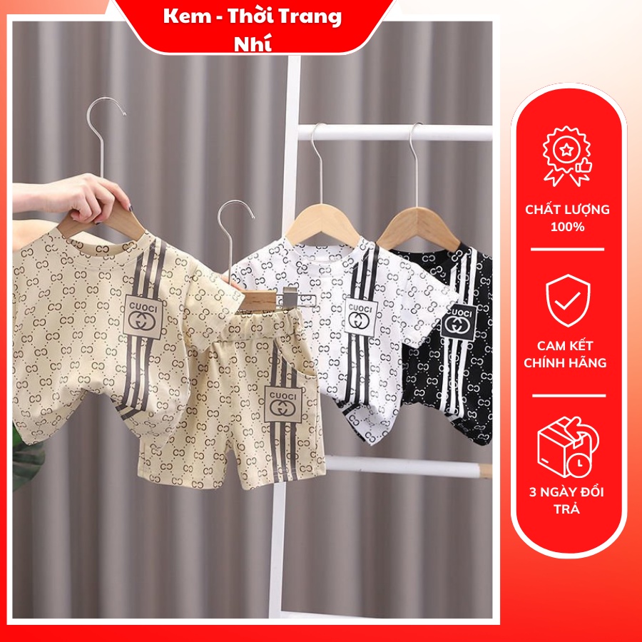 Đồ ngắn tay mẫu Gucci mẫu mới bé trai bé gái đủ size 7/32kg,phong cách hàn quốc,chất vải thun hàn,co giãn,dầy mịn