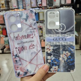 Ốp lưng Oppo A57 / A77S viền dẻo lưng hoa văn bóng đẹp bảo vệ camera