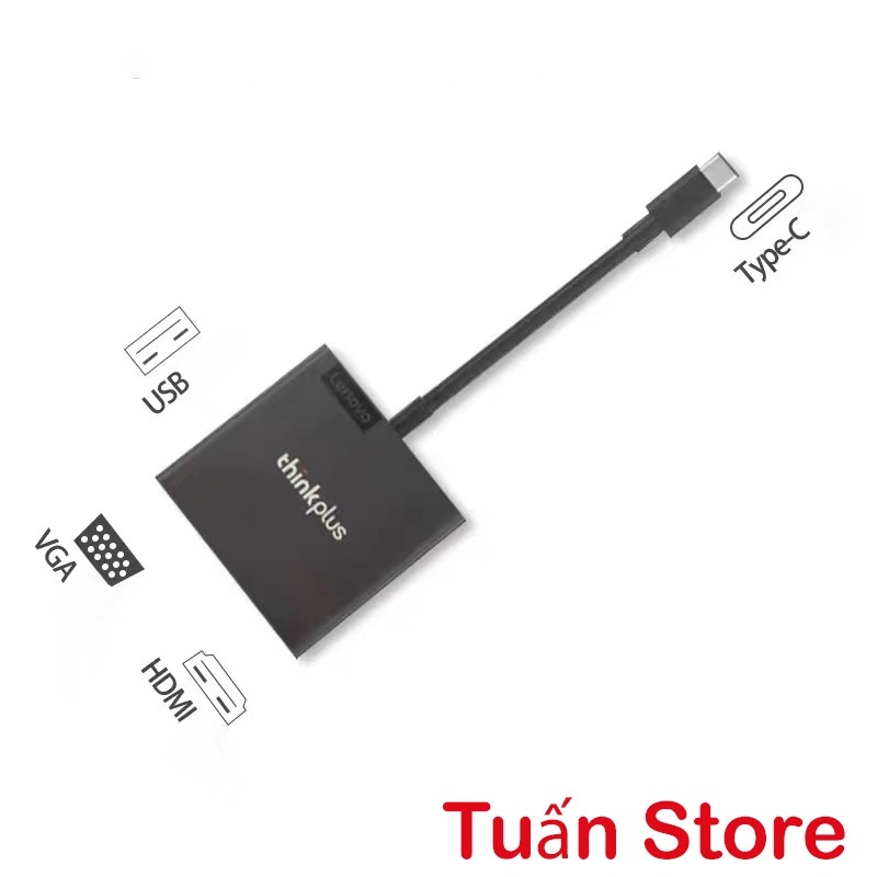 Hub chia cổng Thinkplus cổng Type C sang HDMI USB 3.0 dành cho laptop