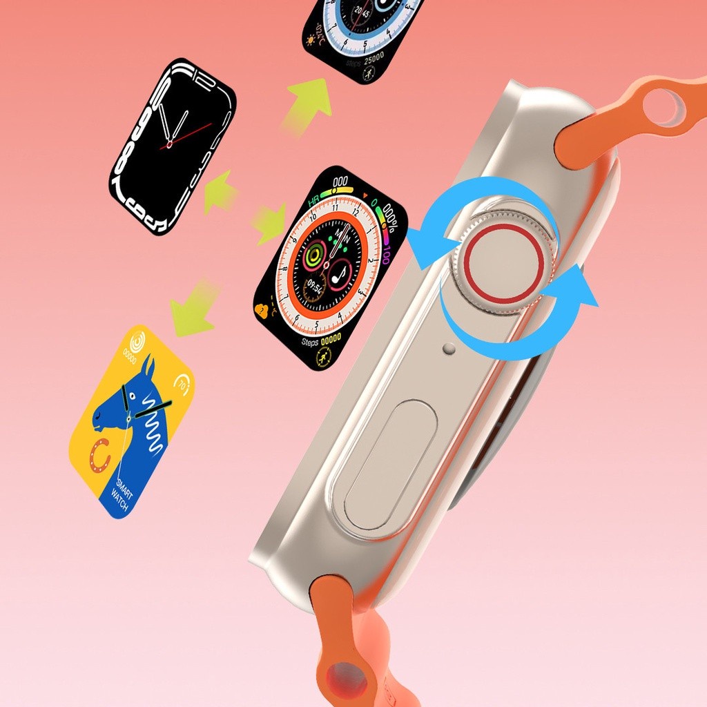 Đồng Hồ Thông Minh Tb47 Ultra 8 Bluetooth Màn Hình 1.93 Inch Theo Dõi Sức Khỏe