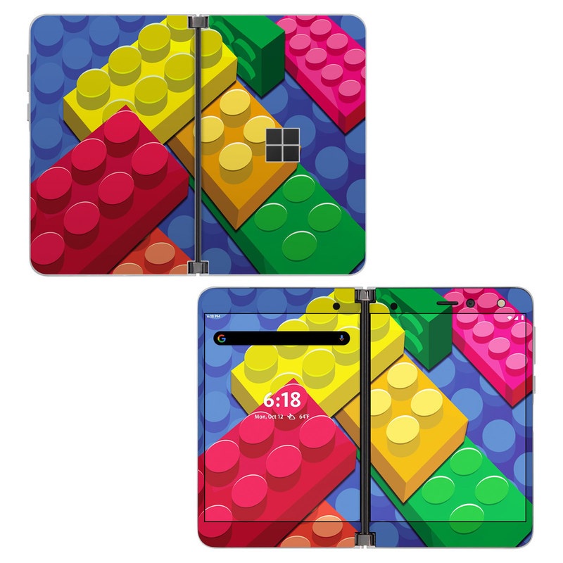 Skin decal dán Surface Duo mẫu Bricks (đã cắt sẵn, dễ dán)