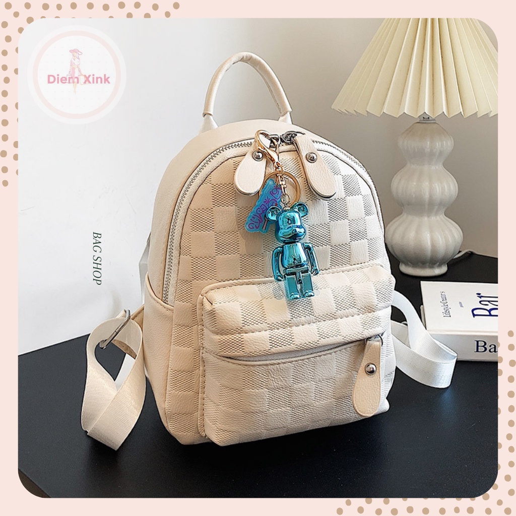 Balo Nhỏ Balo Mini Nữ Size 23 Da Pu Mềm Chống Nước Nhẹ Phong Cách Hàn Quốc Đi Học Đi Chơi Giá Rẻ Đựng Vừa Ipad Tiện Lợi
