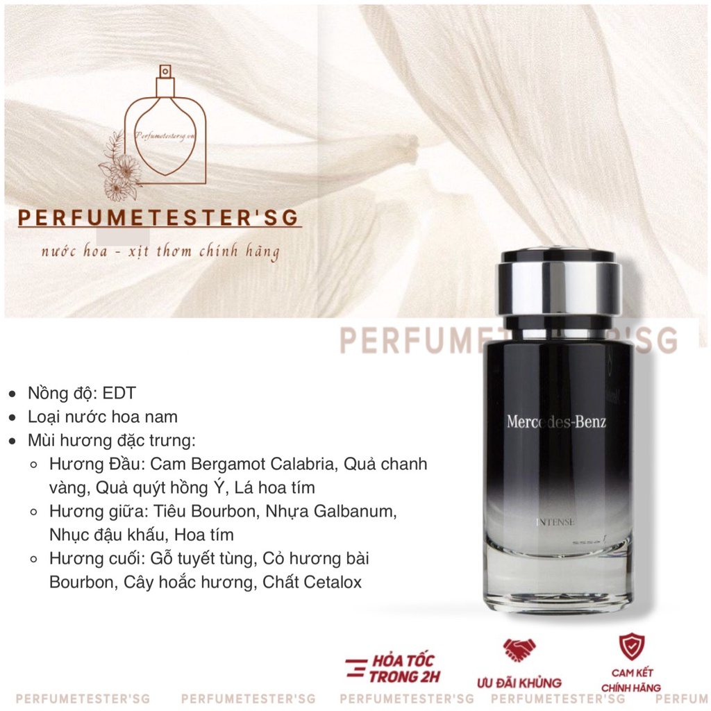 nước hoa Mercedes-Benz Intense -perfumetester