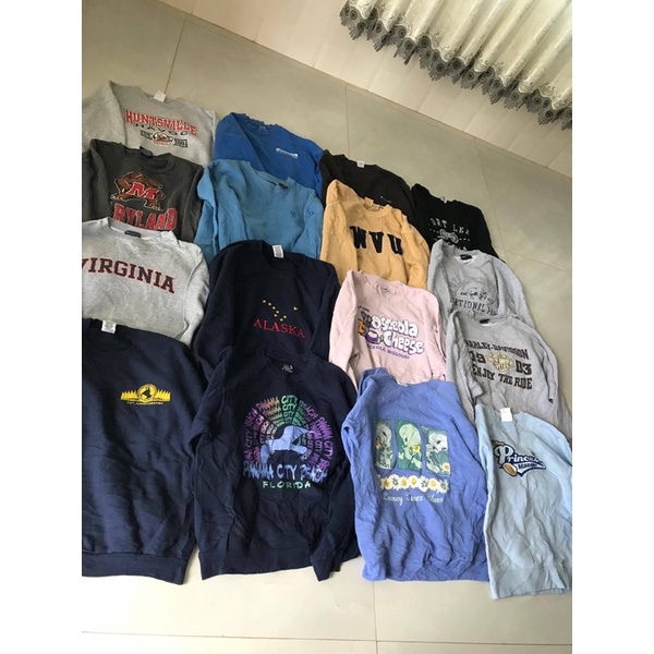 ÁO SWEATER MỸ 2HAND LOẠI 1 UNISEX