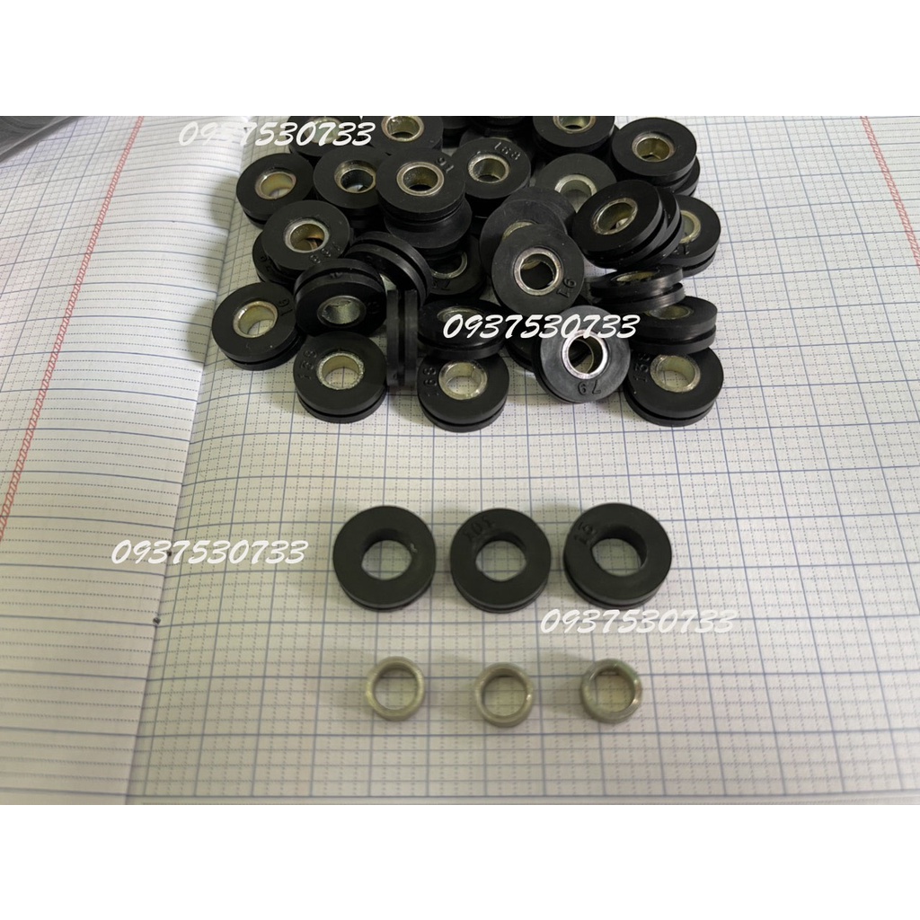 Cao su đệm vĩ che pô, ống xã xe Wave, Future 125 - THAY THẾ CAO SU ZIN