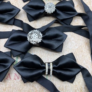 Nơ cổ nam đen trang trí cao cấp dành cho riêng bạn Giangpkc  2024  Phụ kiện cưới Giang
