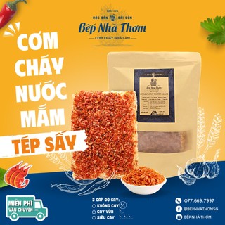 Cơm cháy tép sấy tẩm vị 250g - bếp nhà thơm