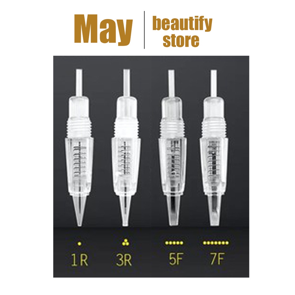 Kim lò xo 1 3 5 7 máy thần thánh máy pen 2 đầu phun xăm thẩm mỹ đầu kim siêu bén