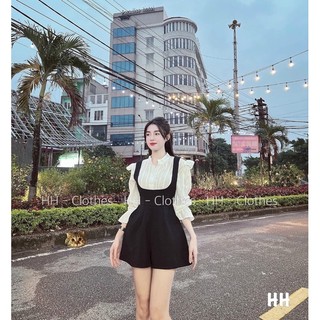 Set bộ jum phối sơmi bèo cổ