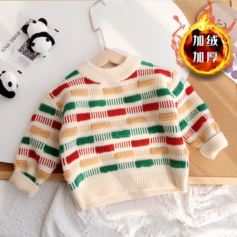Áo Sweater Dày Dặn Phong Cách Giáng Sinh Thời Trang Thu Đông Cho Nam Và Nữ