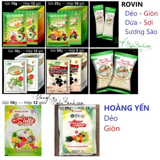 Bột rau cau giòn rau cau dẻo hoàng yến rovin