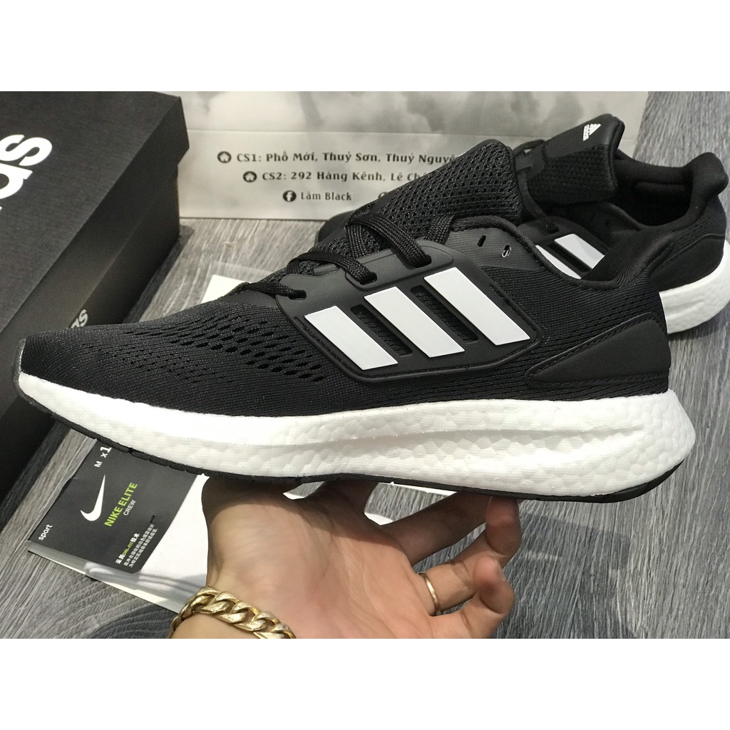 Siêu Phẩm Giày Thể Thao Sneaker A/Di/Das Peru Boost Đen Trắng Cao Cấp Ảnh Thật +Freeship