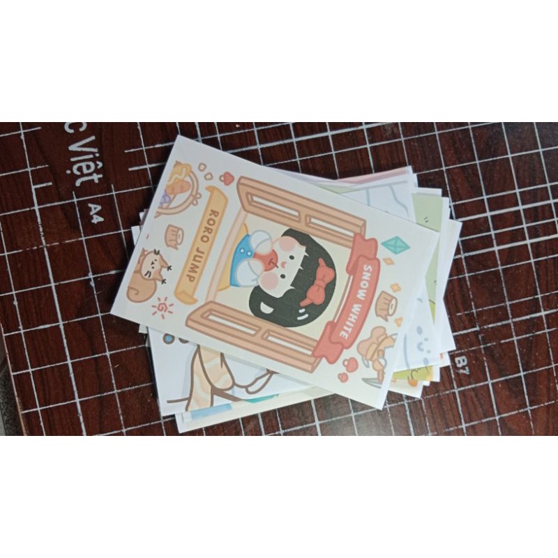 Set 10 túi giấy gói hàng, quà cute