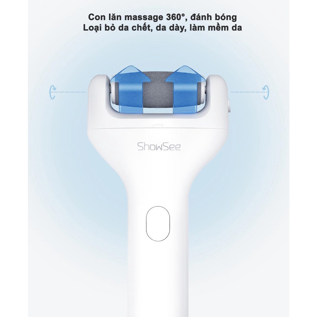HỎA TỐC - Máy Chà Gót Chân - Tẩy da chết cho chân - Showsee B1-W