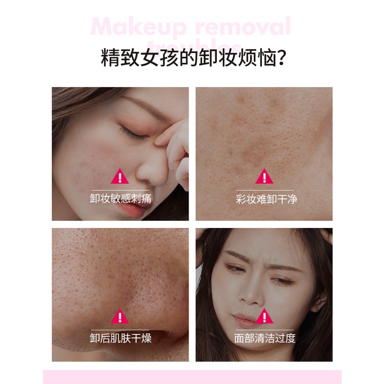 Nước tẩy trang làm sạch da Maycreate Nước rửa trang điểm make up sáng da Morasa MC05