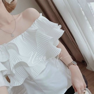 SET ÁO RẬP LY KÈM CHÂN VÁY(áo có mút)