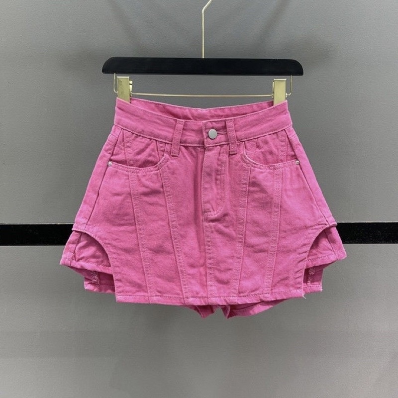 Chân váy chữ A xẻ gân tôn dáng siêu hót