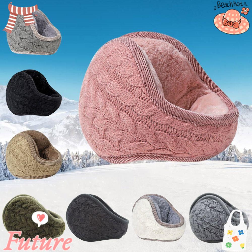 Future Chụp Tai Giữ Ấm Bằng Vải Lông Cừu Mềm Mại Dành Cho Nam Nữ