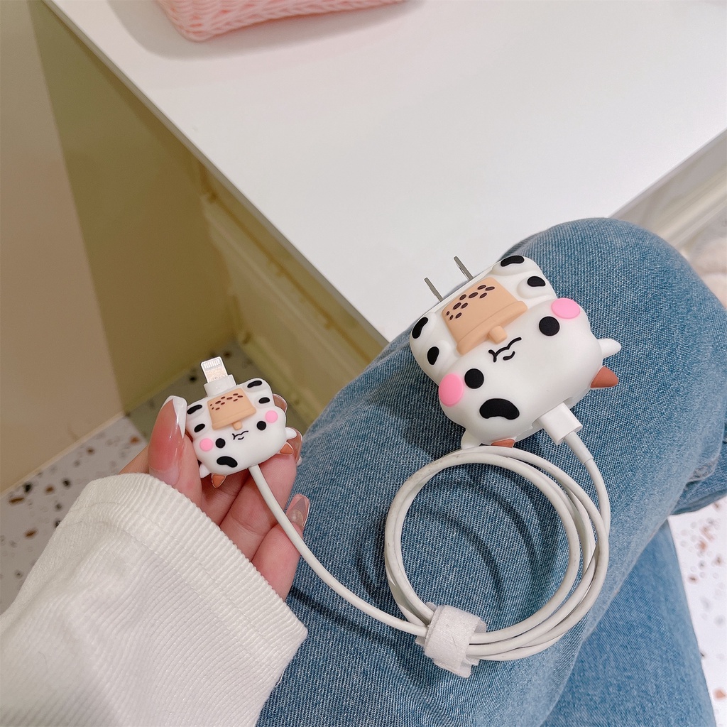 Set 2 Dây Cáp Sạc Nhanh / Truyền Dữ Liệu USB Type-c Hình Cá Mập 3D Bằng Silicon Chống Sốc Cho Apple iphone / ipad 18W / 20W Ốp