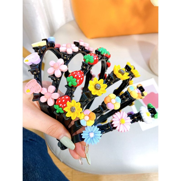 BỜM KẸP TÓC hoa quả NHIỀU NƠ phong cách hàn quốc dễ thương cho bé