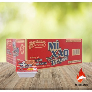 Combo 15 khay mì xào Táo Quân vị thịt bằm xốt cà khay 85g