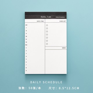 Giấy note To do list - Daily schedule - Checklist