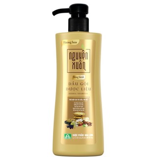 Dầu gội dược liệu Nguyên Xuân 350ml  - cho tóc bồng bềnh, sạch gàu, giảm rụng tóc (vàng)