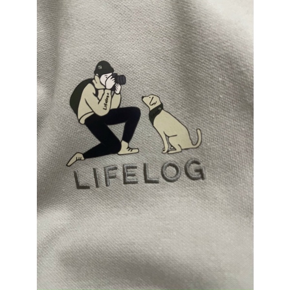 ÁO HOODIE - LIFELOG GREY HOODIE ZIP