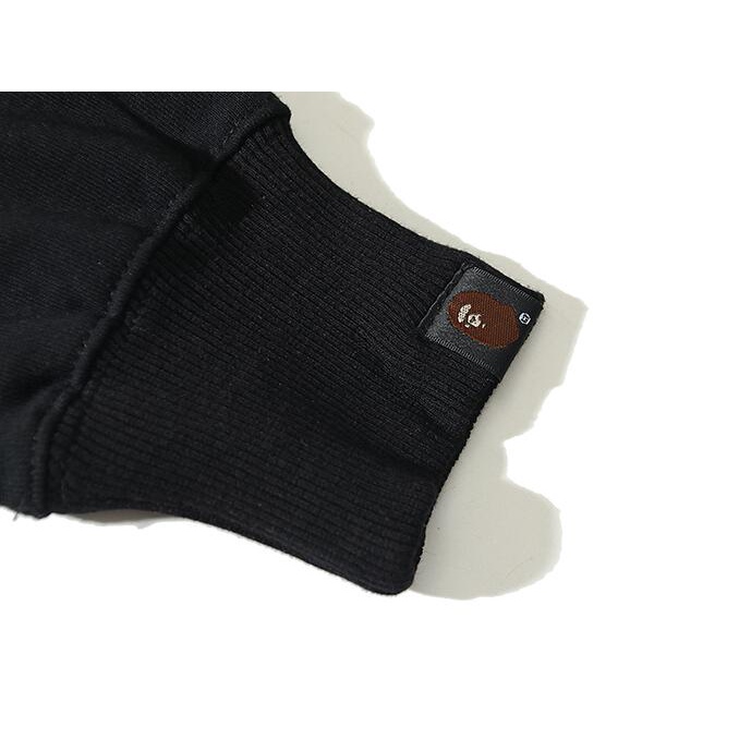 Bape Áo Hoodie cotton Có Khóa Kéo In Họa Tiết Thời Trang Cho Nam Nữ