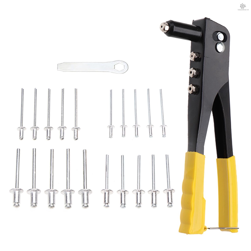 Bộ 200 Đinh Tán Bằng Nhôm 2.4 / 3.2 / 4.0 / 4.8mm Chuyên Dụng Cho Máy Dập Da / Kim Loại