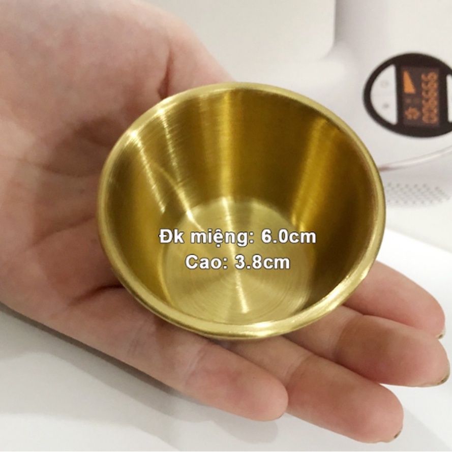 Khay Inox, Chén Inox Mạ Vàng Sang Trọng Dụng Cụ SPA - TMV ShopSpa8888