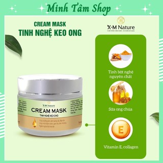 Cream Mask Tinh Nghệ Keo Ong Giúp Dưỡng Ẩm, Làm Sáng Da, Cho Làn Da Mềm Mại, Mịn Màng