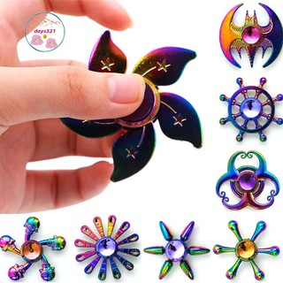 Con Quay Spinner Kim Loại 7 Màu Rainbow