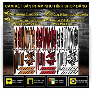 TEM RỜI MIO ZR PHỐI DÁN XE ĐEN -
