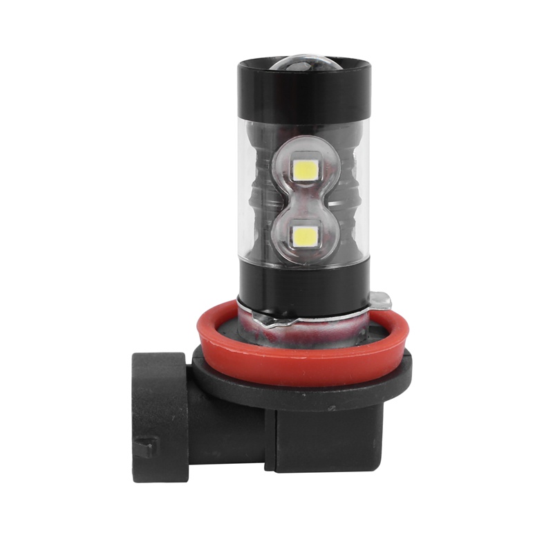 Set 2 Bóng Đèn Sương Mù Siêu Sáng 50W H11 / H8 10-SMD Ánh Sáng Trắng Dành Cho Ô Tô