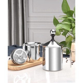 CA ĐÁNH SỮA LẠNH TẠO BỌT 400ML - 800ML INOX
