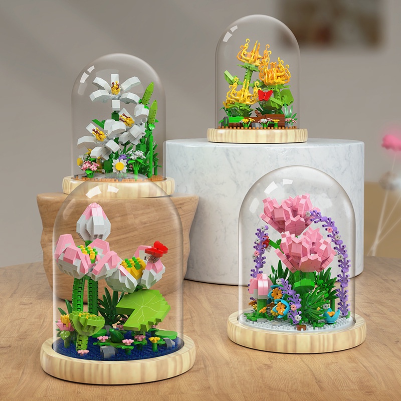 Khối Xây Dựng Hoa Sen Hoa Mẫu Đơn Đẹp Mắt 1170 Ý Tưởng Vui Nhộn Làm Quà Tặng Cho Bé Gái