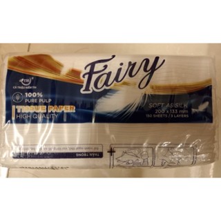 Giấy lụa rút Fairy gói 150 tờ 3 lớp