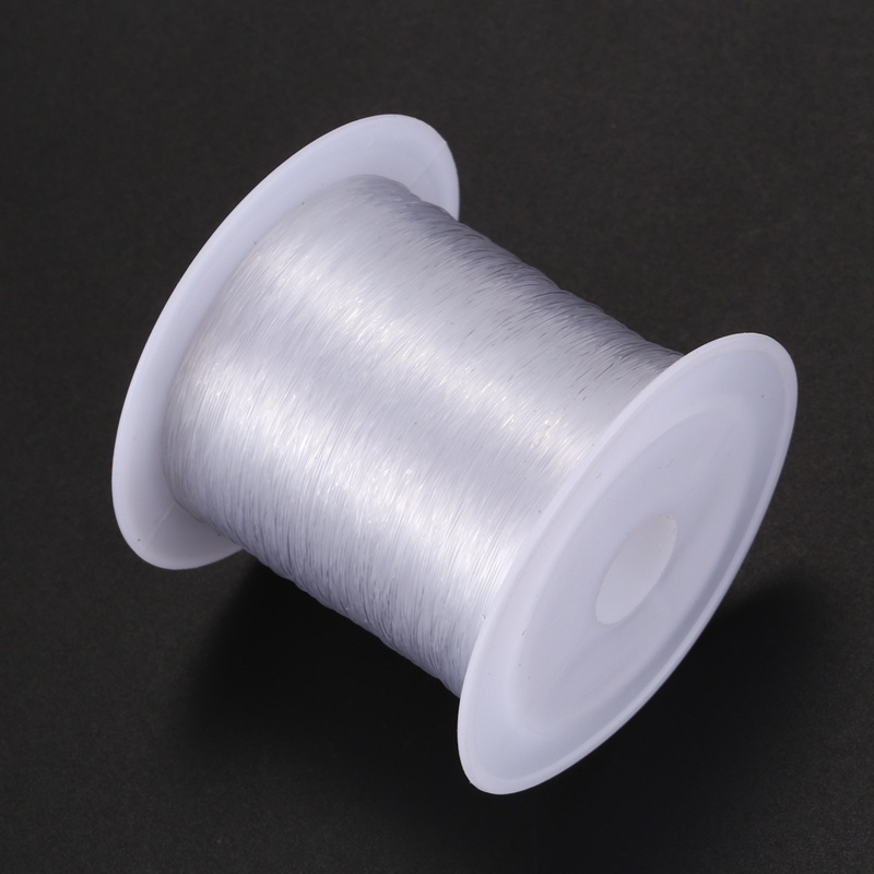 Chuỗi Hạt Trang Sức Đường Kính 0.3mm. Cuộn Dây Câu Cá Nylon Trong Suốt 17 Lbs Chất Lượng Cao