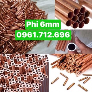 Ống đồng đỏ phi 6mm