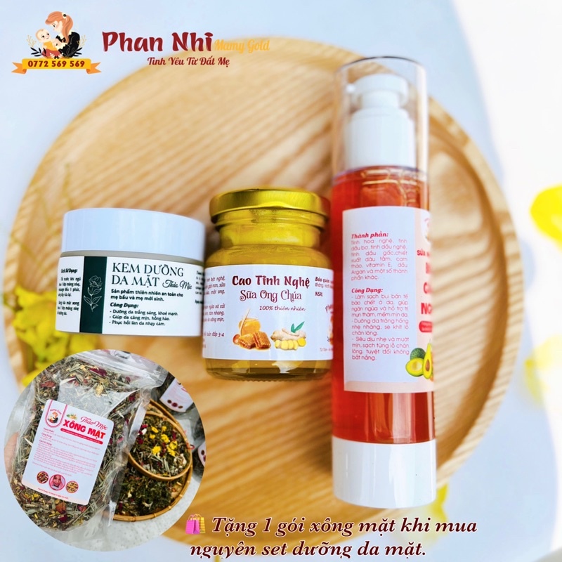 SET DƯỠNG DA MẶT THẢO MỘC •Mamy Gold