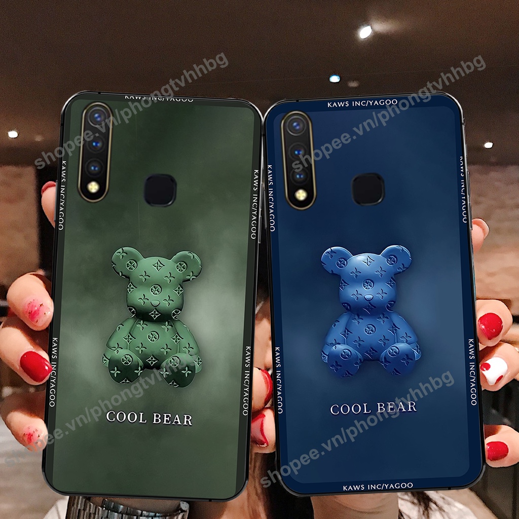 Ốp lưng Vivo U10 / Y11 /Y12 / Y15 / Y17 / Y19 /U3 BEARBRICK, KAWS nhiều mẫu chất cute mới nhất hot