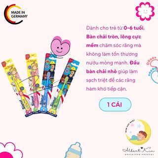 Bàn chải đánh răng SIGNAL, bàn chải đánh răng trẻ em, cho bé 0-6 tuổi và trên 6 tuổi mềm mại cho nướu bé